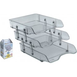 Αrk σετ 3 δίσκοι εγγράφων διάφανοι Α4 Υ26x33.5x6.5εκ. Αrk σετ 3 δίσκοι εγγράφων διάφανοι Α4 Υ26x33.5x6.5εκ.